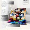 1pc Flannel Mickey Mouse Cartoon Pattern Bed Throw Blanket Sofa Blanket Birthday Gift Home Decoration Bedroom Decoration