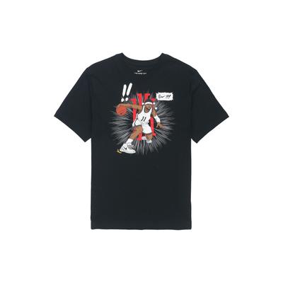 Kyrie Logo Basketball Short Sleeve Crew Neck T-Shirt Men Tops Black DD0780-010