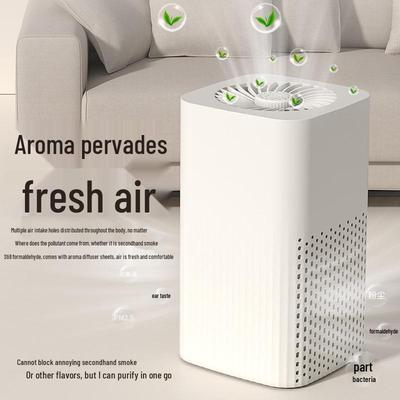 Compact Desktop Air Purifier & Deodorizer for Formaldehyde Removal and Silent Fresh Air Sterilization