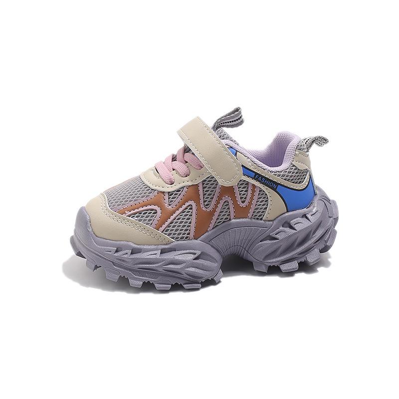 Kids' 2026 Spring Breathable Mesh Running Shoes - Trendy Sports Sneakers for Middle School Students