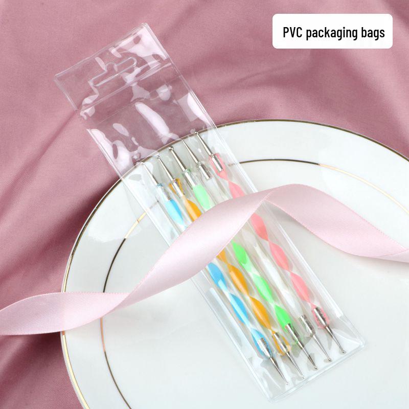 5-Piece Double-Headed Nail Art & Polymer Clay Dotting Tool Set
