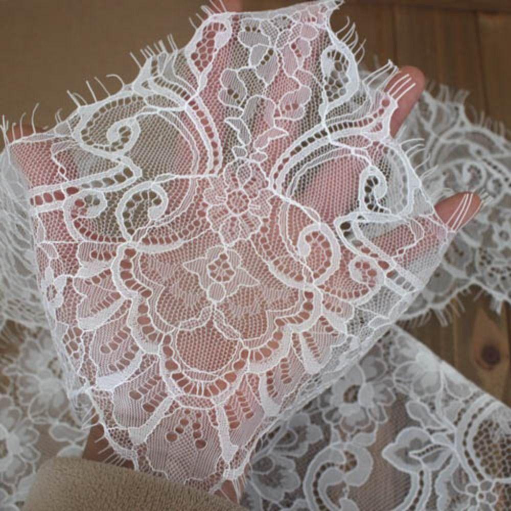 Handmade Floral Embroidery Lace 3 Yard Wedding Embroidery Hollowed Out Lace  Wedding Dress