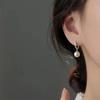 2024 High-End Pearl Stud Earrings: 925 Sterling Silver, Light Luxury Women's Accessory