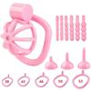 2026 Male Penis Chastity Cage Set Small Chastity Cage 5 Cock Rings With Urethral Sound Plug Penis Bondage Slave Man Sex Toy