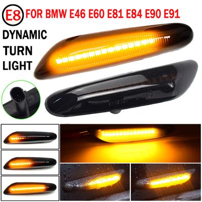2pcs Car LED Dynamic Side Marker Turn Signal Light Sequential Blinker Light For BMW X3 E83 2004-2010