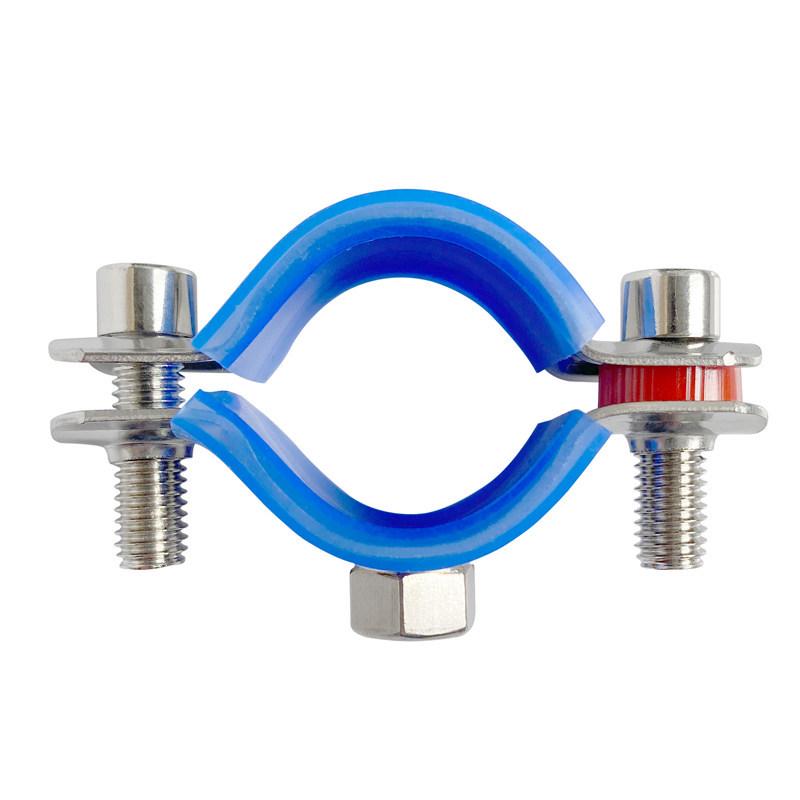 Stainless Steel Pipe Clamp Bracket with M8 Nut for Cable and Gas Pipes