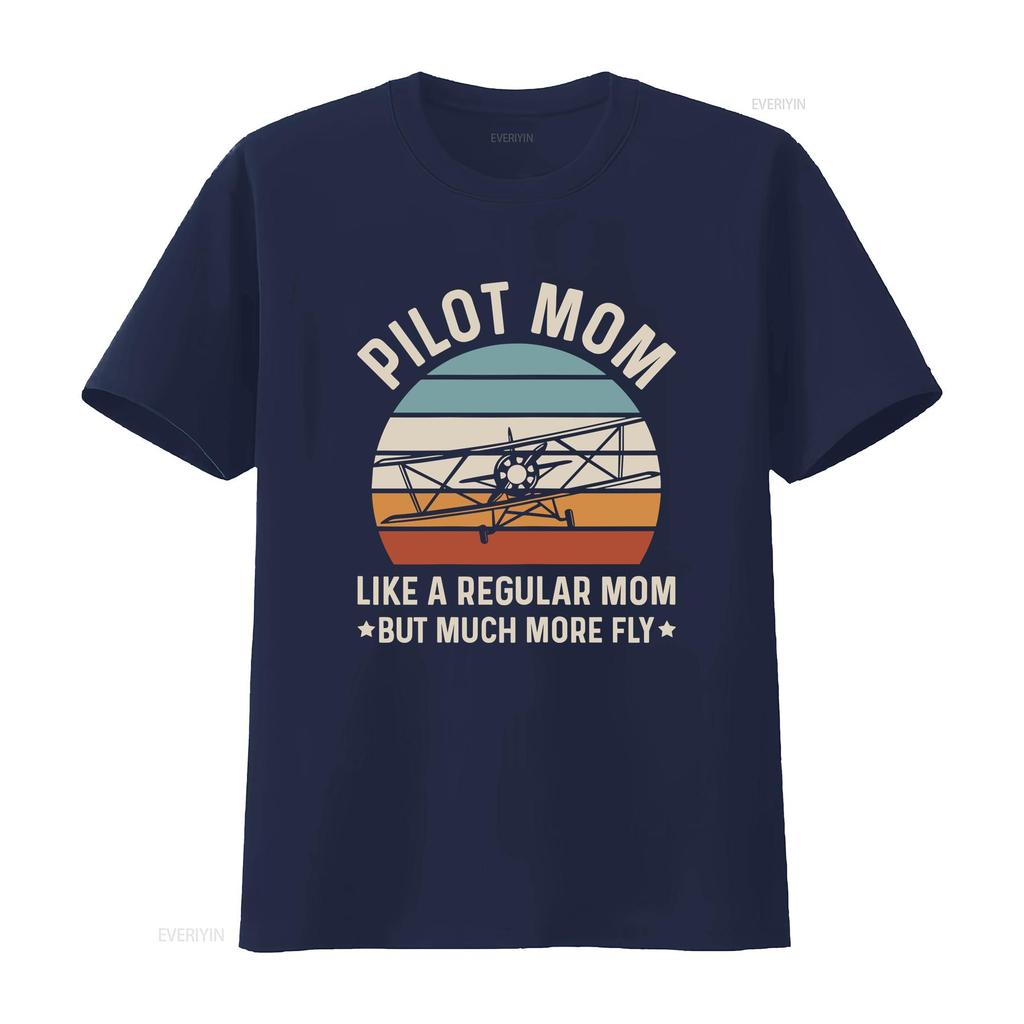 Airplane Captain Design for a Pilot Mom T Shirt vintage Washed Unisex designer clothes Top For Everyday Wear graphic Stylish