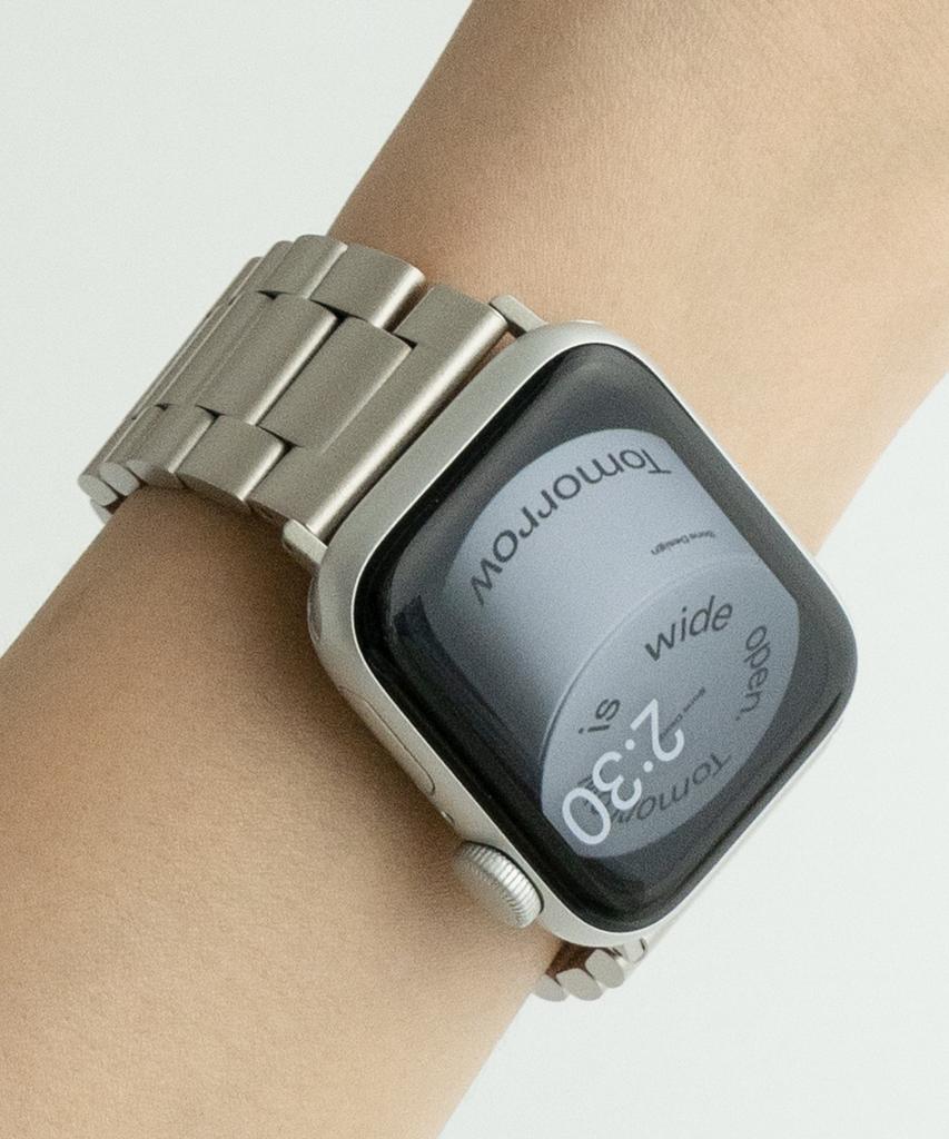 Nuateu [3Color] Metal Band Strap Compatible With All Apple Watch Models 11/10/9/8/7/6/5/4/Se3/Ultra 3