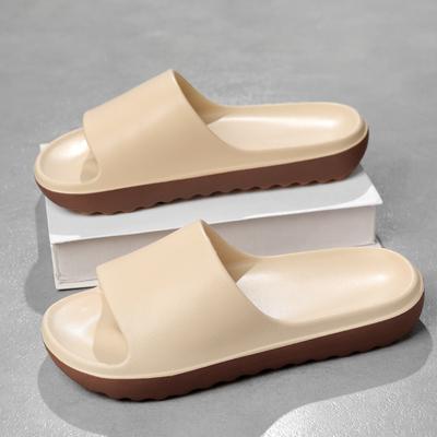 Mens Slippers Lightweight Beach Shoes Couple Casual Shoes Non-Slip Indoor Bathroom Slippers Outdoor Mens Sandals