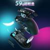 MAMBASNAKE x ATTACK SHARK X11 Ultra-Lightweight Gaming Mouse, 60g, RGB Magnetic Charging Stand, 3-Mode Connection: 2.4GhzBluetoothType-C, Dual