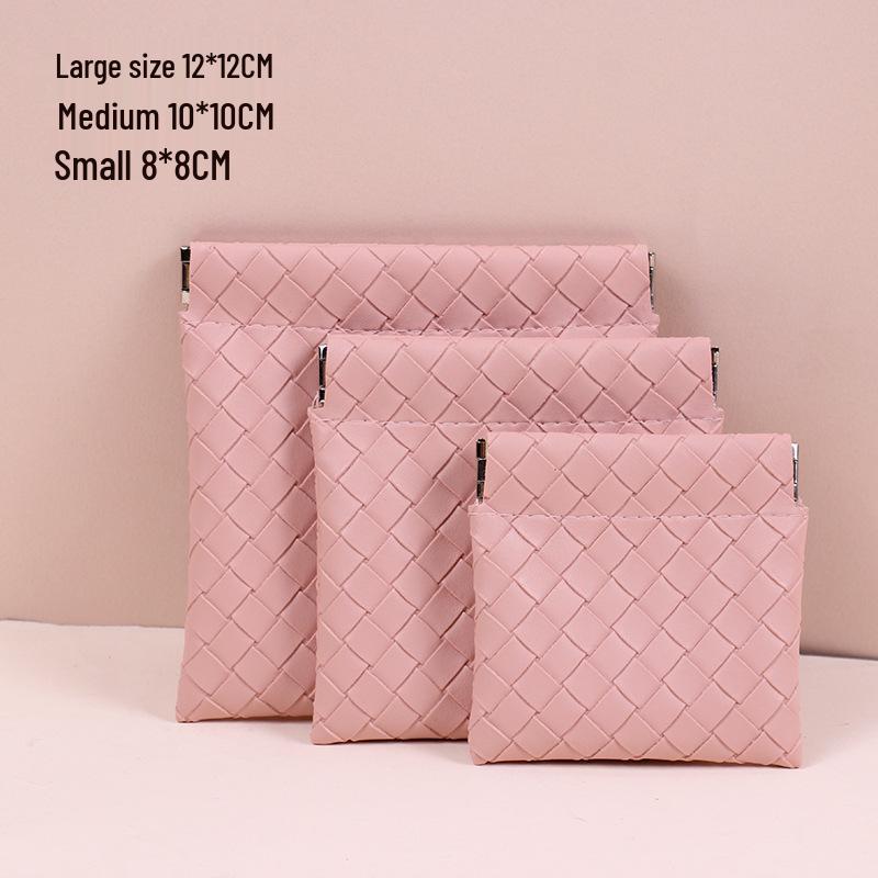 

Мини Портативная Сумка для Хранения Наушников и Косметики с Автоматической Застежкой 18*14cm