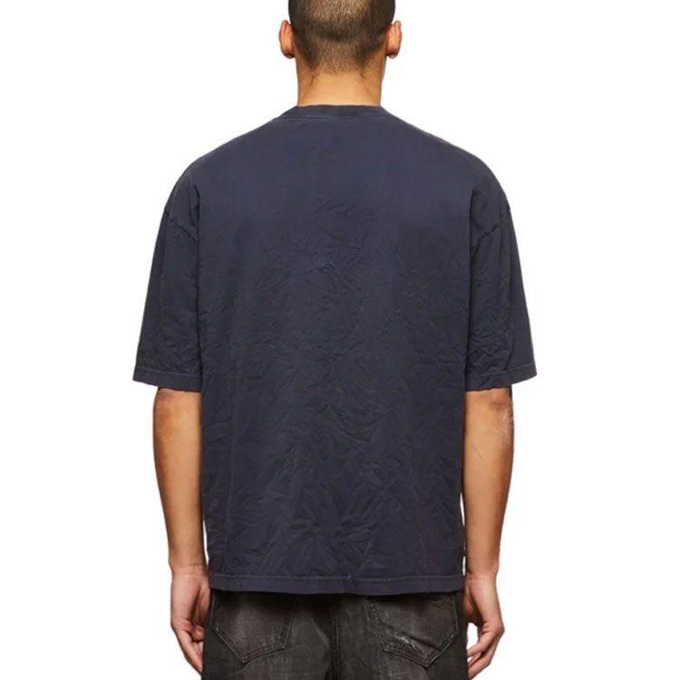 Balenciaga SS22 T Shirt Men's Dark Blue 612966TMV954140