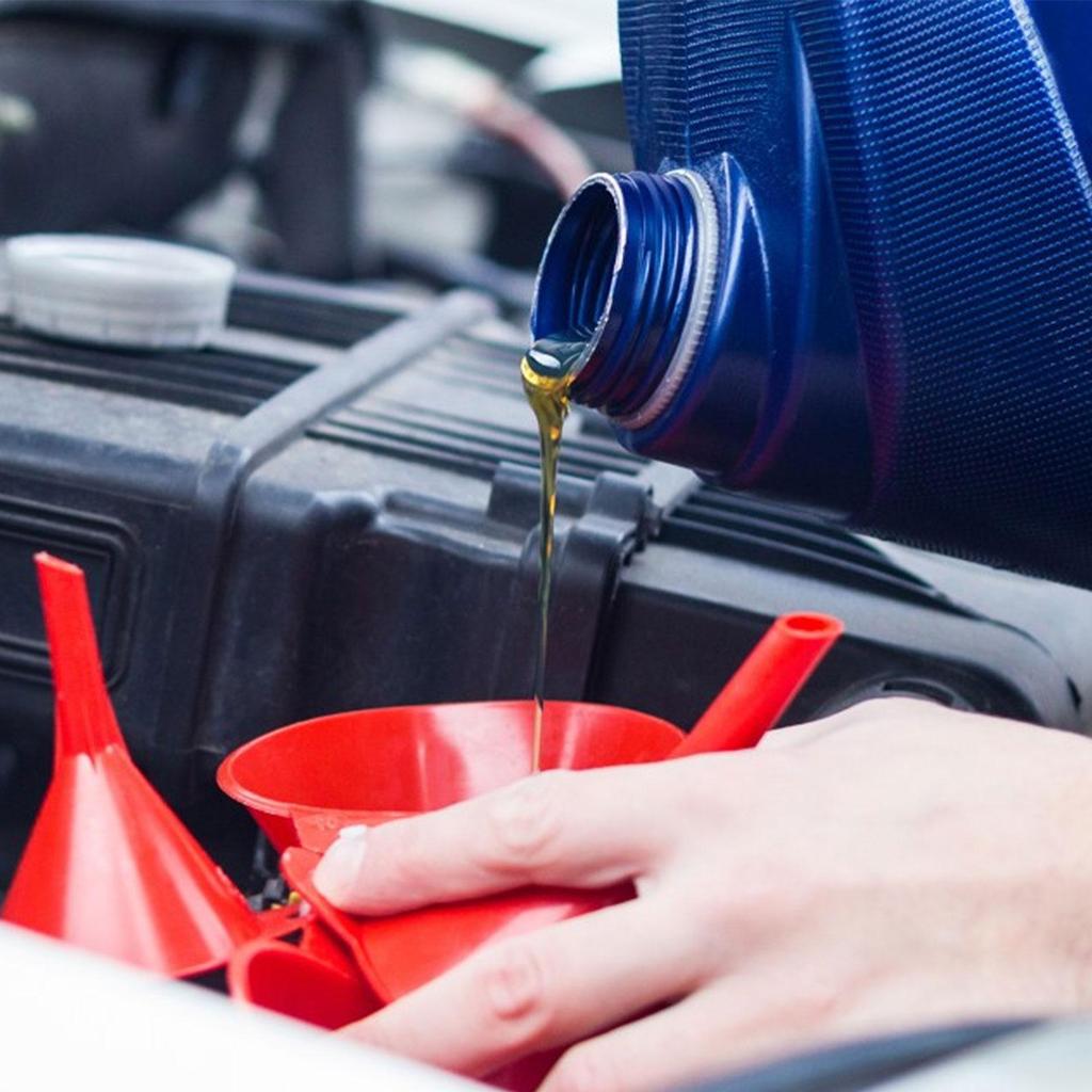 4pcs Funnels for Automotive Use Red Automotive Oil Funnel Set Wide Mouth Bottle Funnel Kitchen Funnel Flexible Oil Fill Funnel