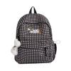 Schultasche Schultasche Mädchen Nische Japanisch Ins Karomuster Niedlicher Rucksack Klein Frisch Mittelschule College-Student Vielseitiger Rucksack