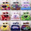 Luxurious Three Piece 3d Digital Print Bed Set Featuring Soft Microfiber Cartoon Design