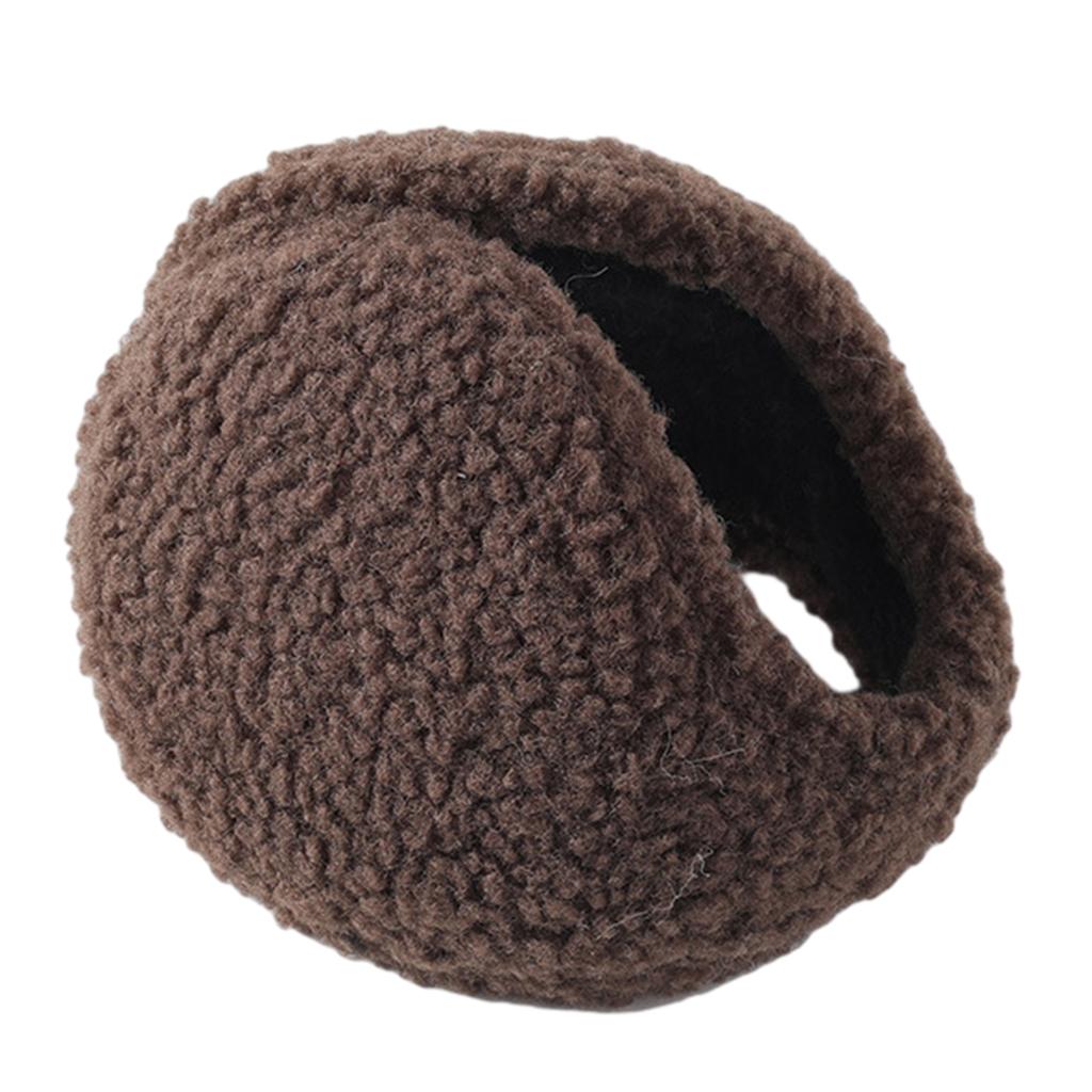 Thicken Berber Fleece Ear Muffs for Men Warm Ear Warmers Cold Weather Earmuff Breathable Ear Covers for Outdoor Activity