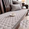 Universal Non-slip Soft Sofa Mat Thicken Plush Seat Cover Soild Color Winter Autumn Warm Sofas Towel Couch Cushion Living Room