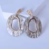 Trendy Geometric Hoop Earrings: Bold, Long, and Versatile Acrylic Design