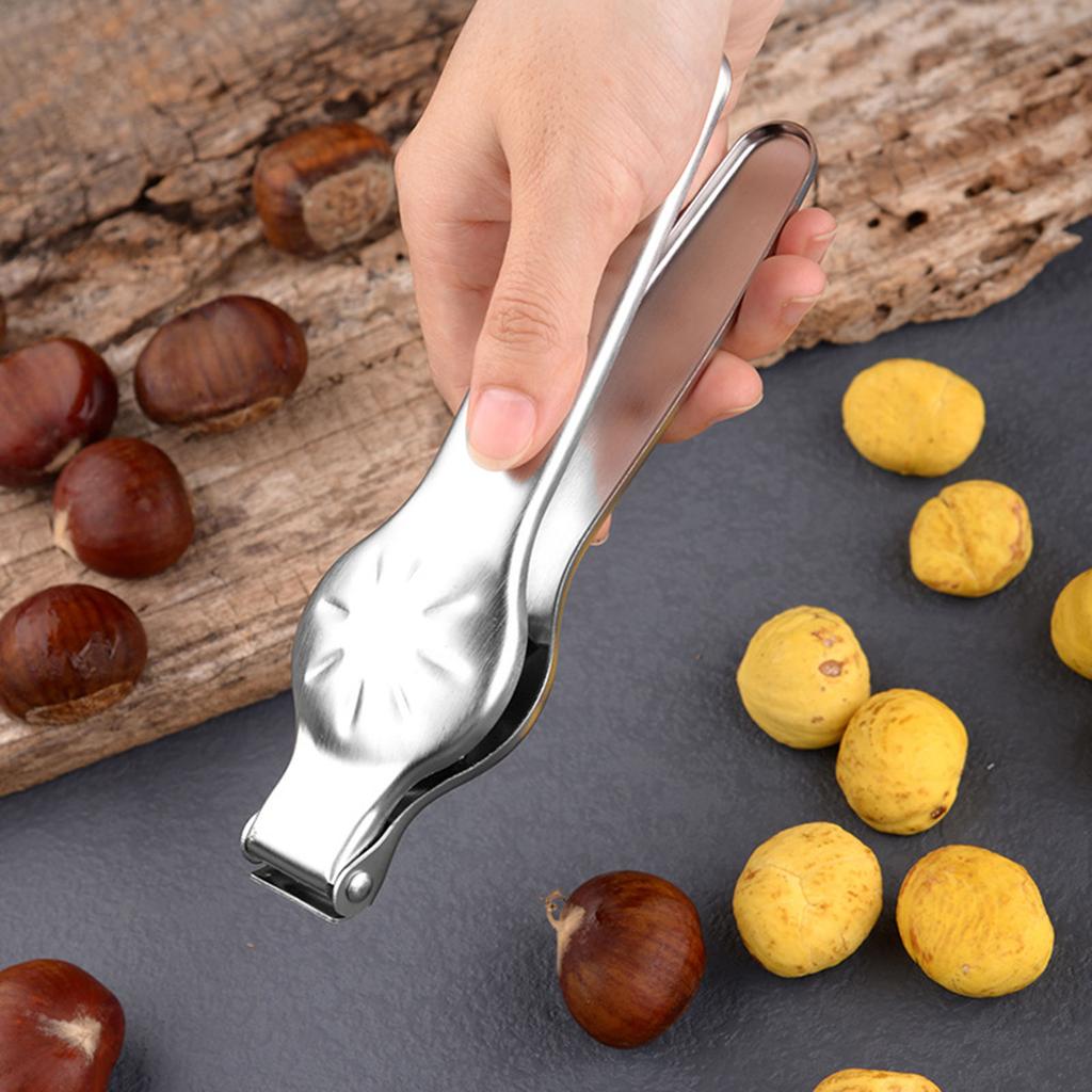 Chestnut Opener Chestnut Clip Stainless Steel Chestnut Cutter Tool Kitchen Multifunctional Chestnut Opener Nut Cracker