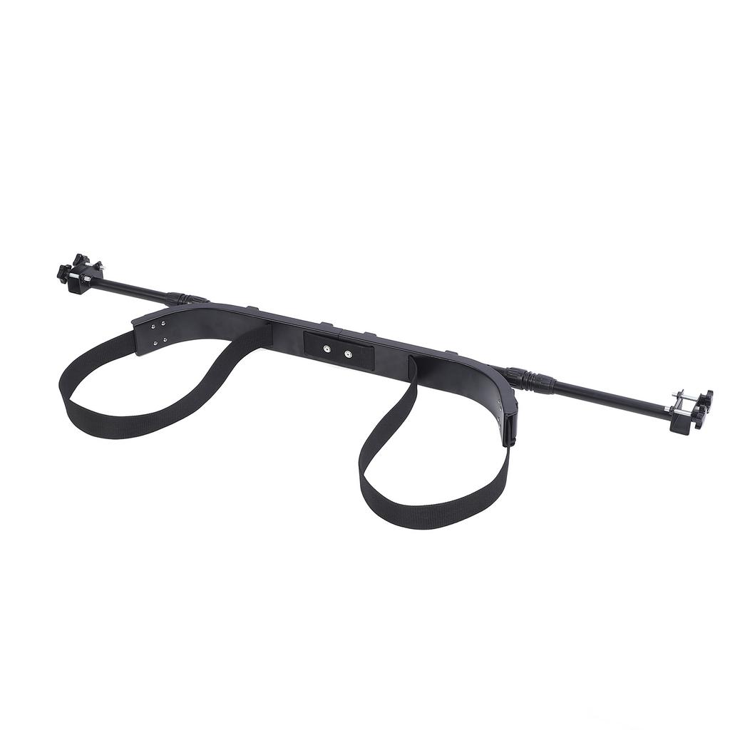 Golf Cart Bag Holder 1 Inch Square Tube Adjustable Length Nylon Strap Universal Fit for Most 2+2 Seat Golf Carts