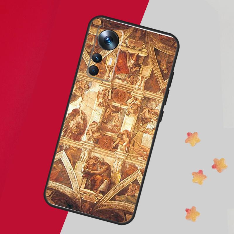 Michelangelo Art Case For Xiaomi 14 13 15 Ultra 11T 12T 13T 14T Pro Cover For POCO X7 Pro X3 X5 X6 F5 F6 F7