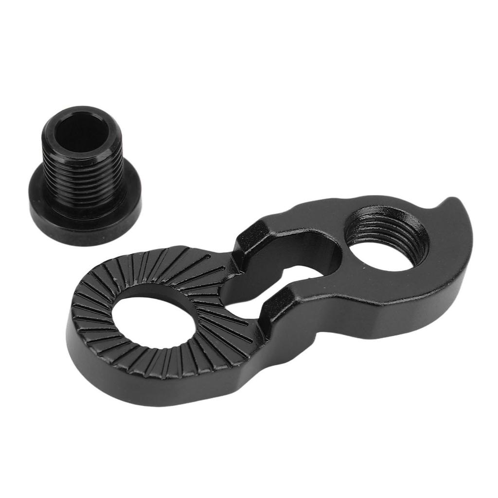RISK Bicycle Rear Derailleur Hanger Aluminum Bicycle Tail Hook Extender for 40T 42T 46T 50T 52T Mountain BikeBlack