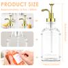 Coffee Syrup Dispenser Set 500ml Glass Syrup Bottle with Funnel Label Stickers Clear Coffee Syrup Container Pump Dispensers