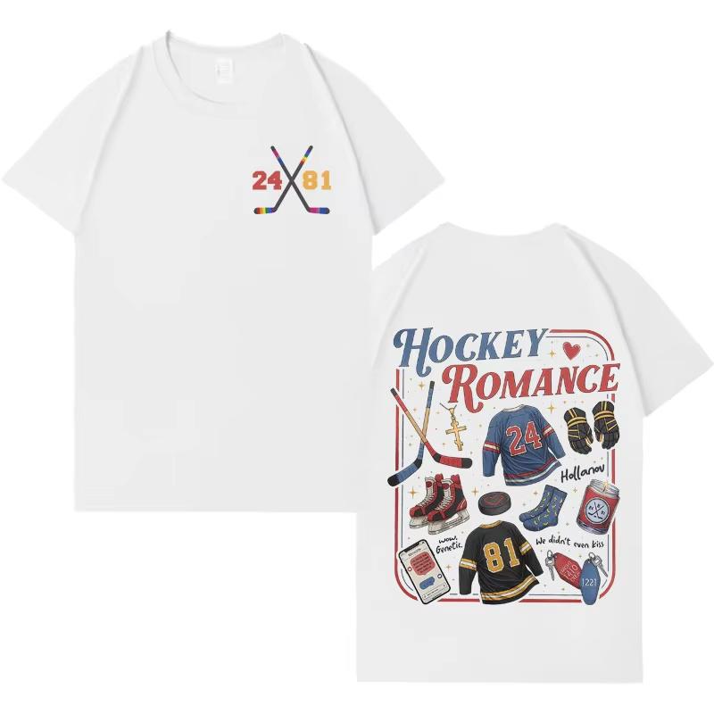 Heated Rivalry Ilya Rozanov Shane Hollander Trendy Clothes Hipster Men Women Romance High Quality Top 2026 ONeck Punk Tshrits