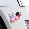 Novelty Funny Little Toys Pinch Cartoon Ass to Decompress and Relax Anime Stickers Mobile Phone Shell Car Stickers Party Prank