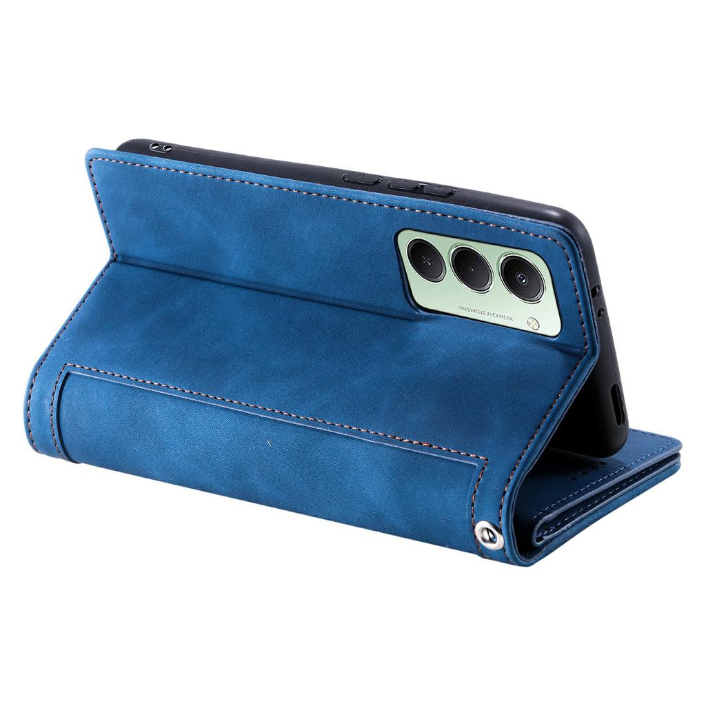 For Xiaomi Redmi 15 5G (Global) (169mm) Case 9 Card Slots Zipper Wallet PU Leather Phone Cover with Wrist Strap
