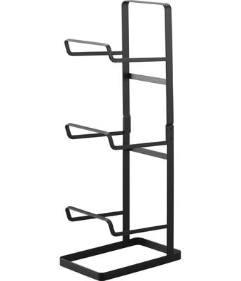 Yamazaki Jitsugyo Fitness Goods Storage Rack Black Approx. W15 X D24 X H65.5cm Tower Muscle Training Goods Storage Rack 2035