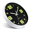 12-Inch Silent Luminous Quartz Wall Clock - Plastic, Creative Design, Popular Item