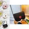 Trendy Black White Pink Casual Simple Shoulder Bag Stylish Saddle Bag For Women