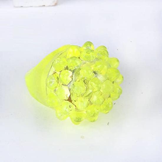 Iroiro House 36 Fruit Perfect for and Night Market Prizes Light-Up Rings, Rings, Glow-Up Toys, Christmas, Halloween, Parties, Festivals,