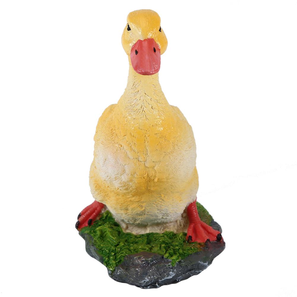 Simulation Duck Decor Artificial Resin Craft Animal Model Decoration for Home Garden Landscape