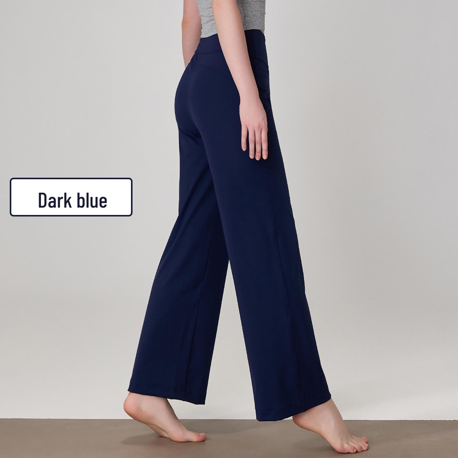 

Осенние персиковые брюки для йоги с высокой талией, больших размеров: Женская повседневная спортивная одежда для улицы с широкими штанинами S