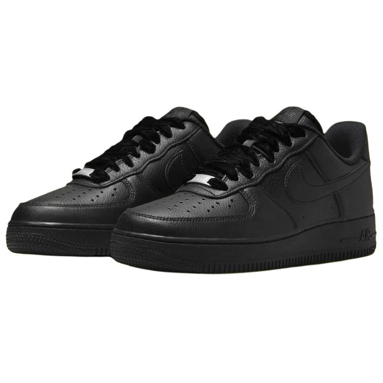 New Nike Air Force 1 Low Top Skateboard Shoes Unisex Black HV4403-001