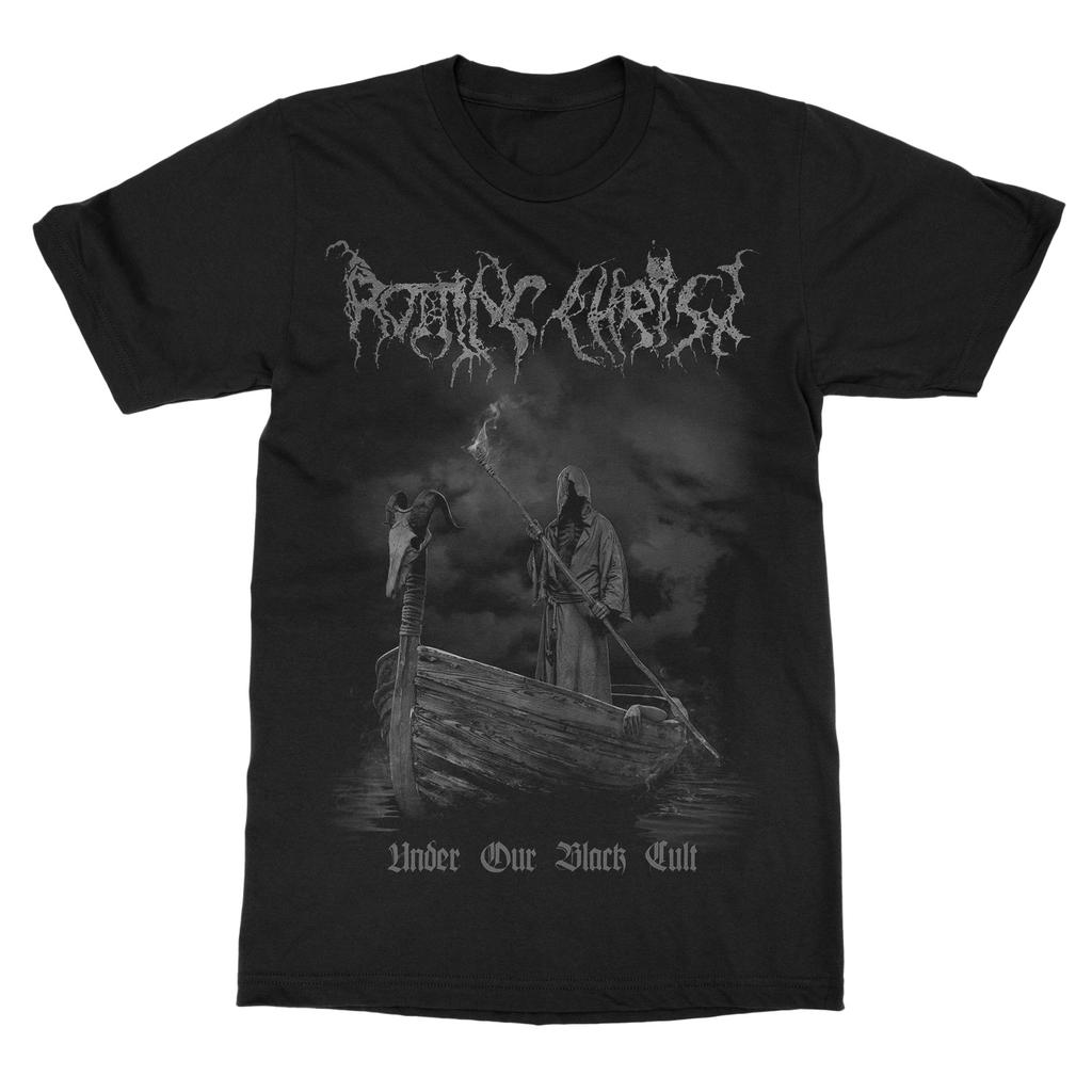 Greek Extreme Metal Band Rotting Christ Graphic Print Tshirts Men Women Cotton Unisex Short Sleeve Fashion Casual Vintage Tops
