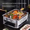 OEING Stainless Steel Grilled Fish Alcohol Stove