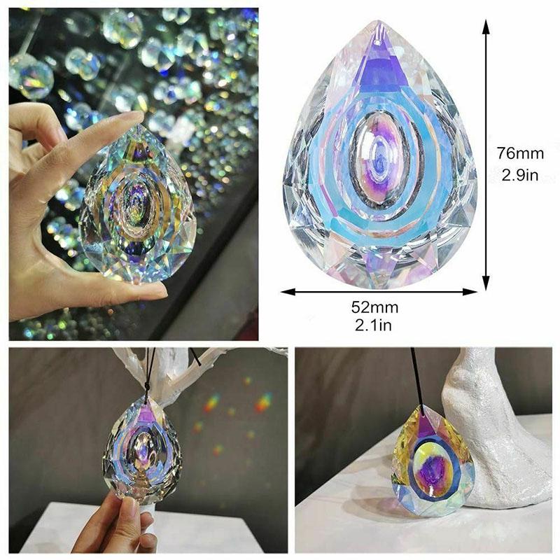 1PC závěsné krystaly Prism Suncatcher Lustrové díly pro dekoraci oken