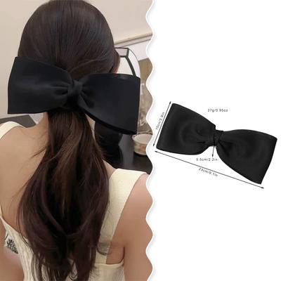 New Oversized Bow Hairpin Duck Bill Clip Disc Hair Back Head Hairpinheadwear Girls Women Hair Accessories