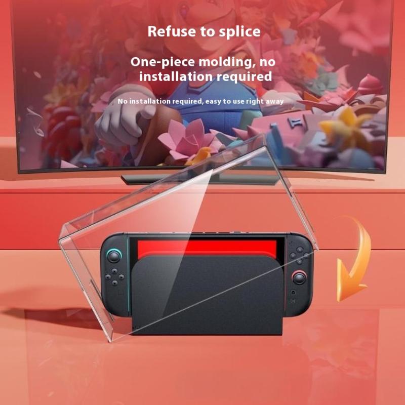 

Game Console Dustproof Protective Case, Transparent Acrylic Protective Cover, Dustproof And Waterproof прозорий