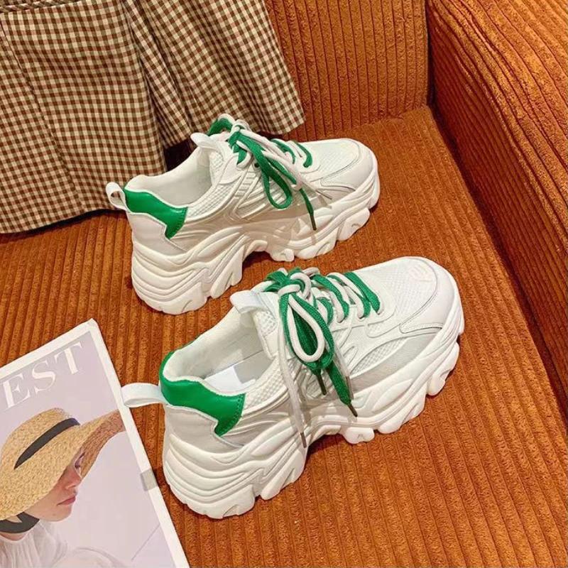 Women Shoes New Breathable Casual Shoes Fashion Women Sneakers Lace Up Platform Shoes for Women Sport Running Shoe Zapatos Mujer
