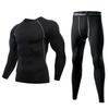 Men's High Elasticity Quick-Dry 5-Piece Fitness Set: Tights, Pants, Running & Training Gear