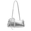 Exquisite Simple High-quality Texture Pu Women's Boston Bag New Sweet Silk Scarf Fashion Shoulder Messenger Bag Women