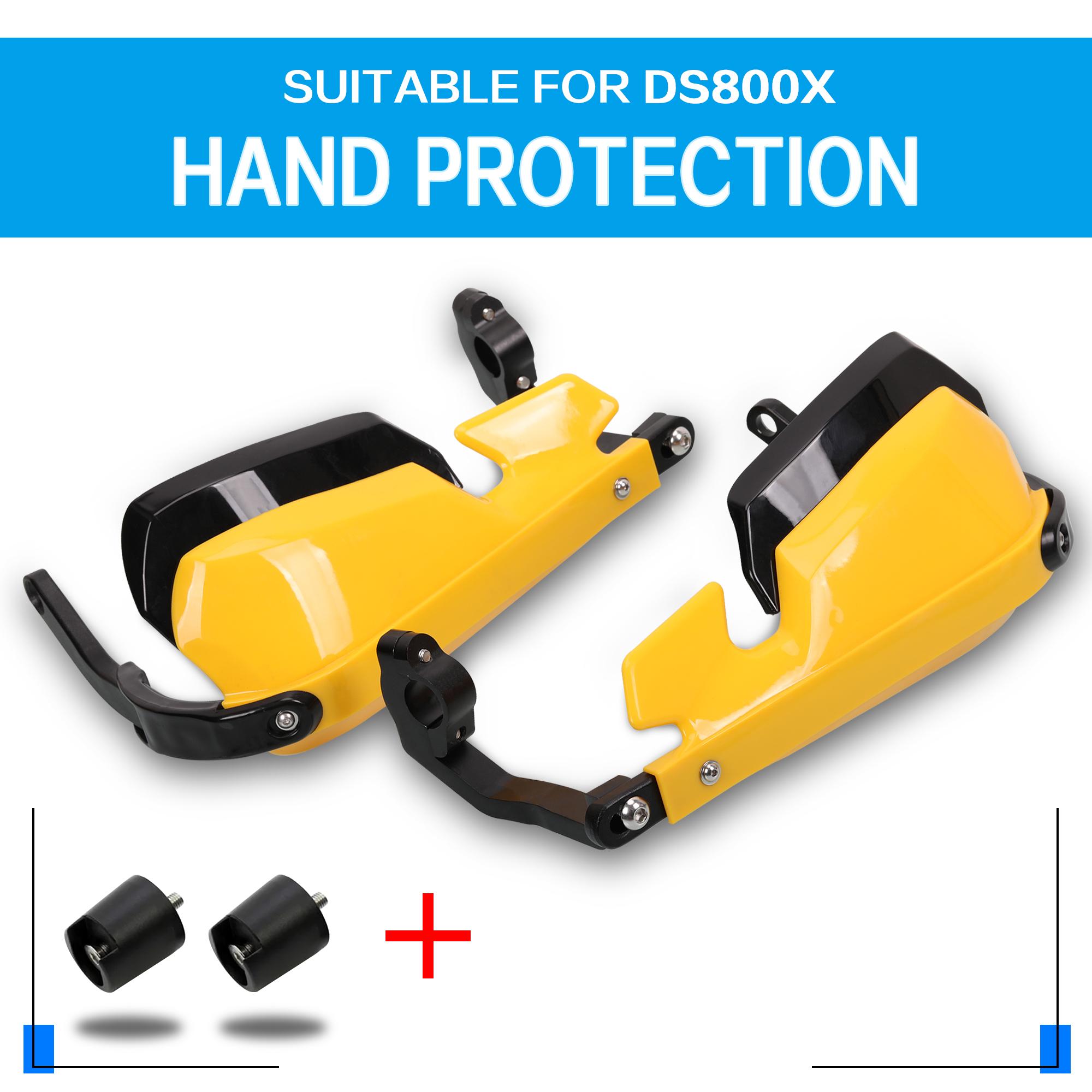 

Motorcycle 2025 2026 Voge 800 rally new aluminum alloy Handguard Shield Hand Guard Protector Windshield for Voge 800 rally Yellow 1 set
