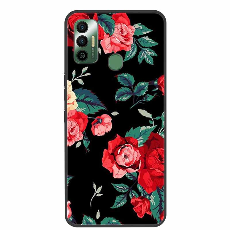 Per Tecno Spark 7 Custodia Lusso Silicone Morbido TPU Cover Custodie per Telefono Per Tecno Spark 7 Pro Spark 7P Spark7 Protettiva KF6 Coque