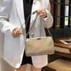 Echte Damen-Handtasche aus echtem Leder, Damen-Umhängetasche, Crossbody-Tasche, Mehrere Fächer, Ste-Muster, Pendler-Umhängetasche