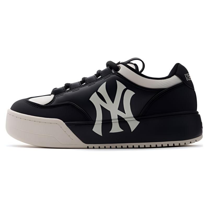 MLB Chunky Wide Lässig Trendig Strapazierfähig Niedrige Skate-Schuhe Unisex Sneaker Schwarz 3ASXCCW3N-50BKS 37.5 gray