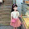 Lock Shape Flower Solid Color Single Shoulder Crossbody Bag Kids Gift Fashion